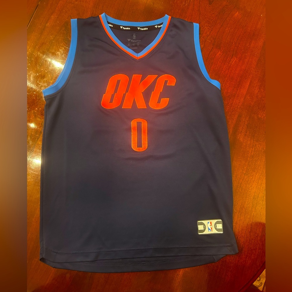 NBA Official OKC Thunder Westbrook Youth XL Jersey